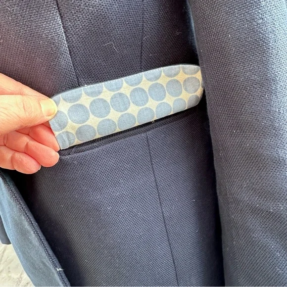 Boden - Picardy Tipped Navy Cotton Blaze, Size 6P - Picture 14 of 14